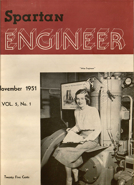 Spartan engineer. Vol. 5 no. 1 (1951 November)