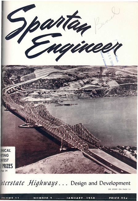 Spartan engineer. Vol. 11 no. 2 (1958 January)