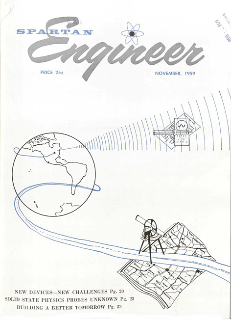 Spartan engineer. Vol. 13 no. 1 (1959 November)