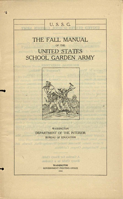 The fall manual of the United States School Garden Army