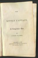 The little captain : a temperance tale