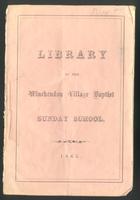 Library of the Winchendon Village Baptist Sunday School