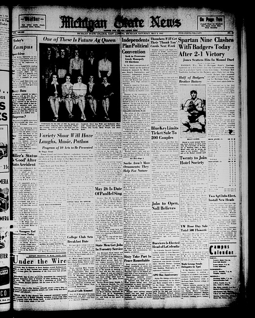 Michigan State news. (1941 May 3)