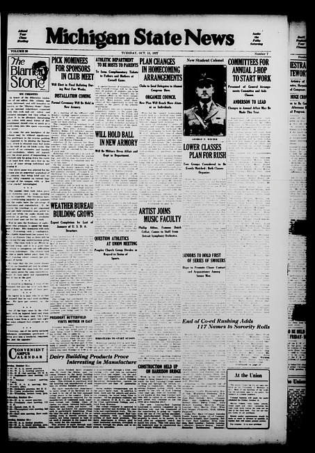 Michigan State news. (1927 October 11)
