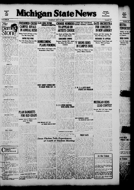 Michigan State news. (1927 October 17)
