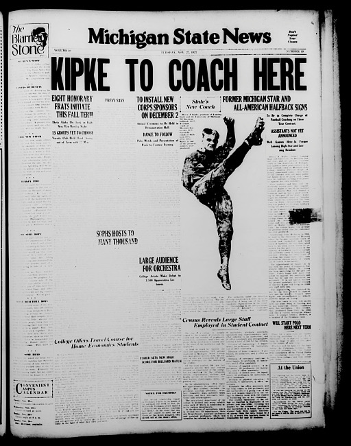 Michigan State news. (1927 November 22)
