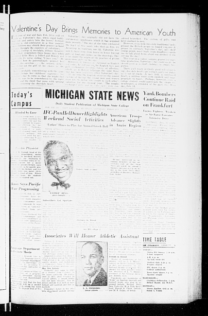 Michigan State news. (1944 February 12)