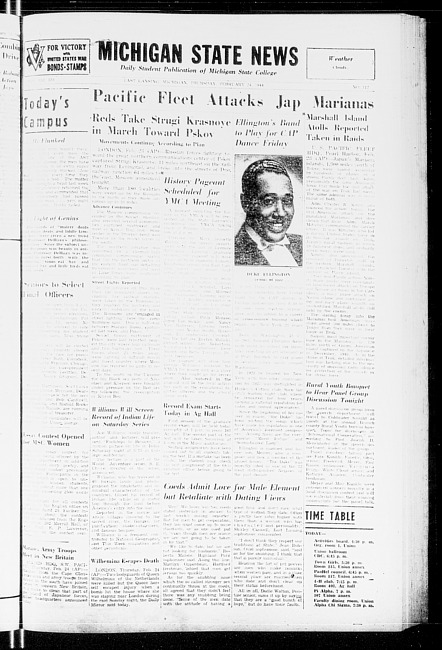Michigan State news. (1944 February 24)