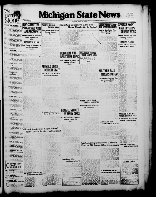 Michigan State news. (1928 January 20)
