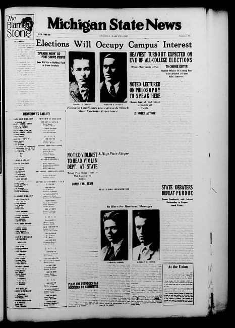 Michigan State news. (1928 March 13)