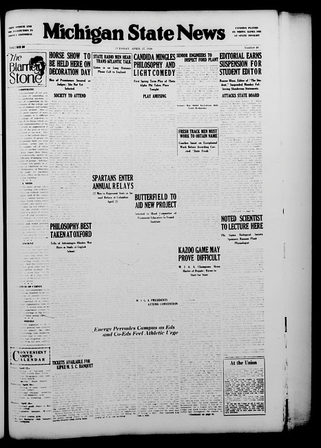 Michigan State news. (1928 April 17)