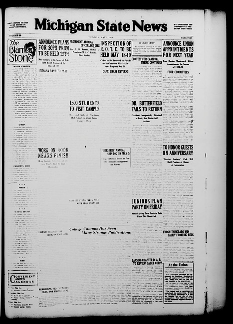 Michigan State news. (1928 May 1)