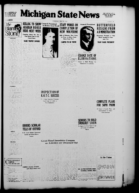 Michigan State news. (1928 May 22)