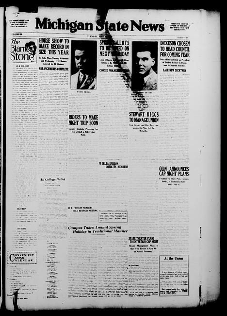 Michigan State news. (1928 May 29)