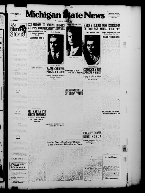 Michigan State news. (1928 June 1)