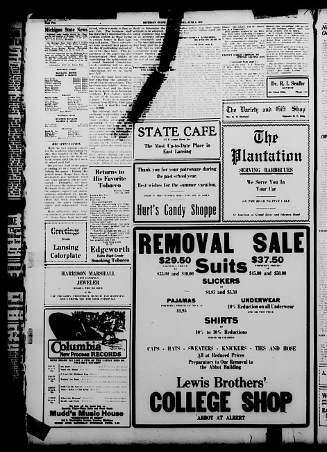 Michigan State news. (1928 June 8)