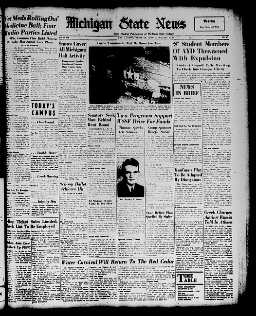 Michigan State news. (1947 January 31)