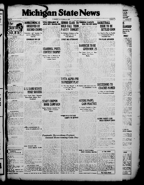 Michigan State news. (1928 October 23)