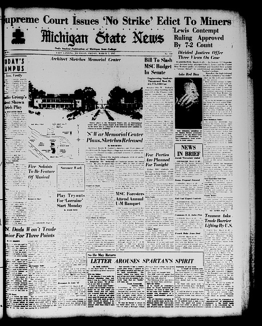 Michigan State news. (1947 March 7)