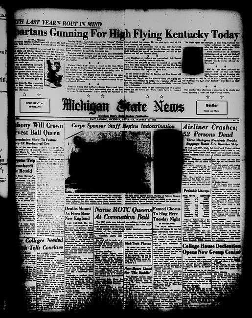 Michigan State news. (1947 October 25)