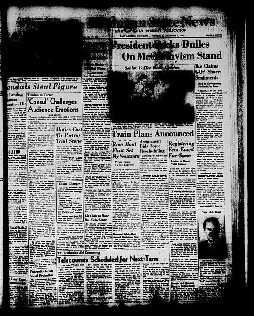 Michigan State news. (1953 December 3)