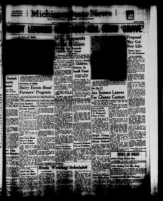 Michigan State news. (1954 February 5)