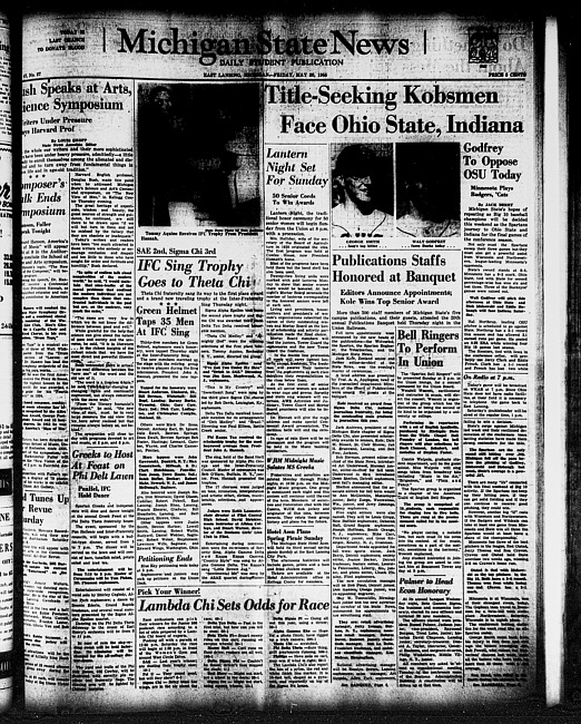 Michigan State news. (1955 May 20)