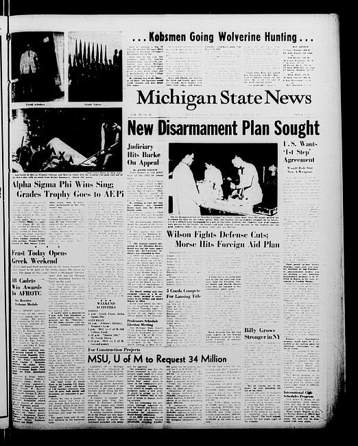 Michigan State news. (1957 May 24)