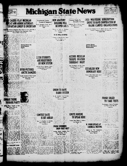Michigan State news. (1930 December 12)
