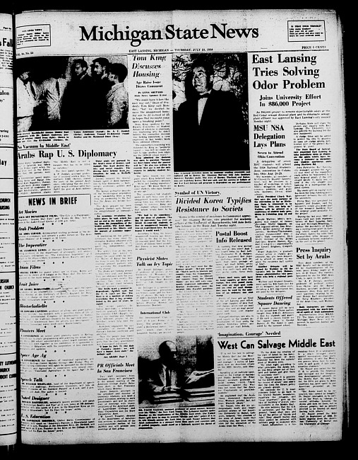 Michigan State news. (1958 July 24)