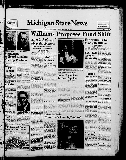 Michigan State news. (1959 January 16)