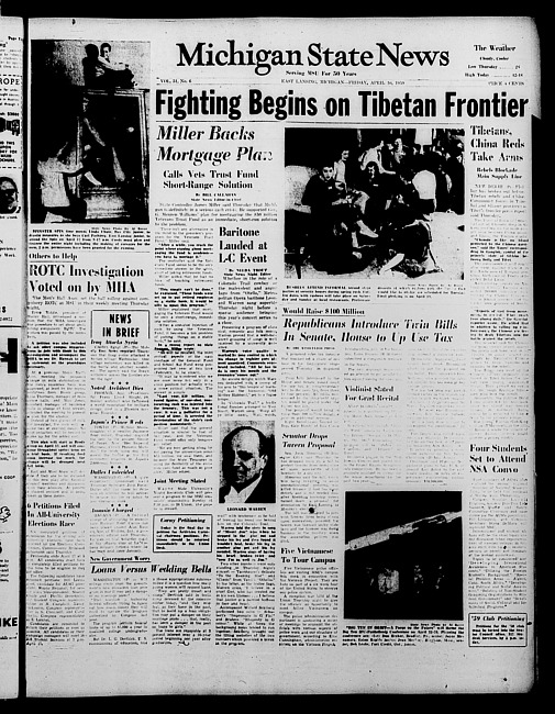 Michigan State news. (1959 April 10)