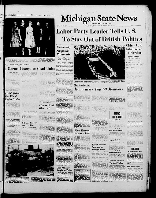 Michigan State news. (1959 May 4)