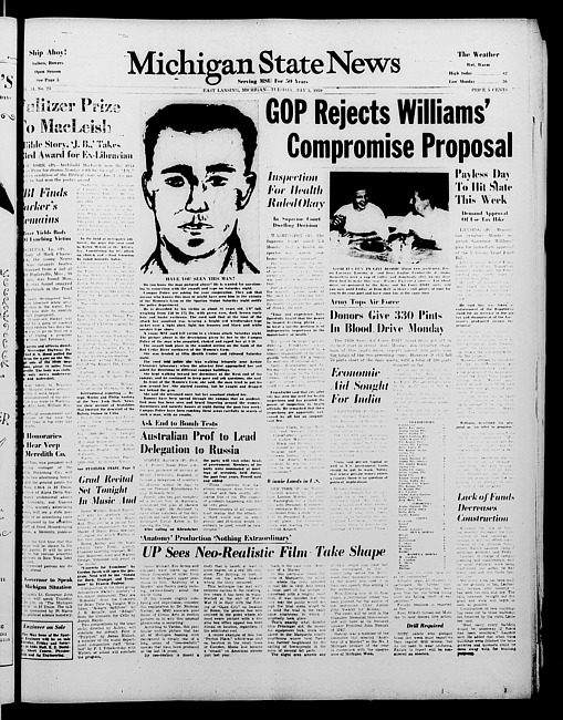Michigan State news. (1959 May 5)