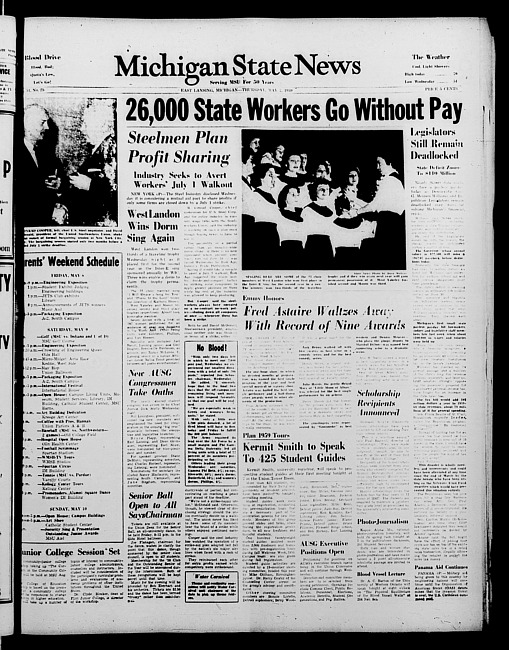 Michigan State news. (1959 May 7)