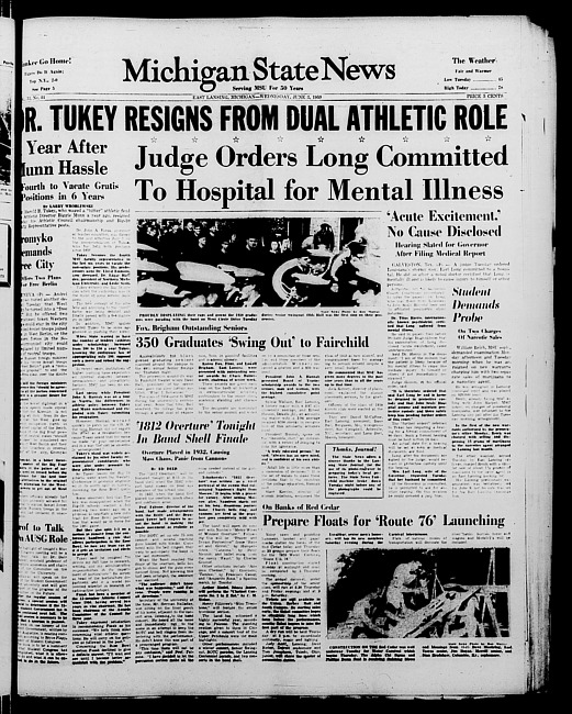 Michigan State news. (1959 June 3)