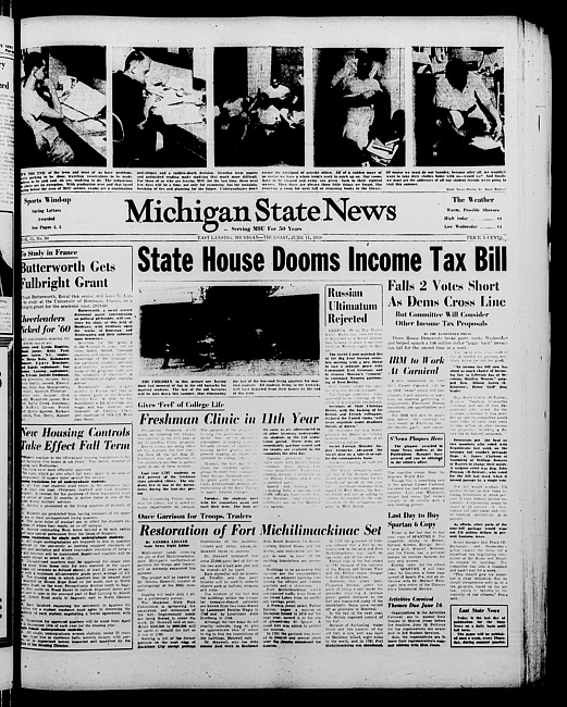 Michigan State news. (1959 June 11)