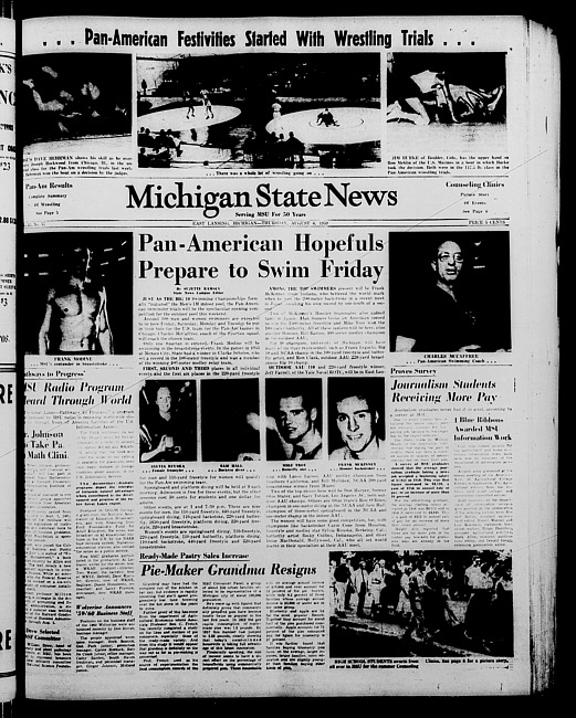 Michigan State news. (1959 August 6)