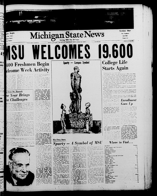 Michigan State news. (1959 September 21)