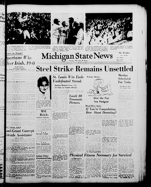 Michigan State news. (1959 October 19)