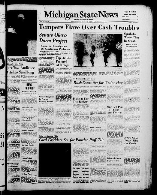 Michigan State news. (1959 November 6)