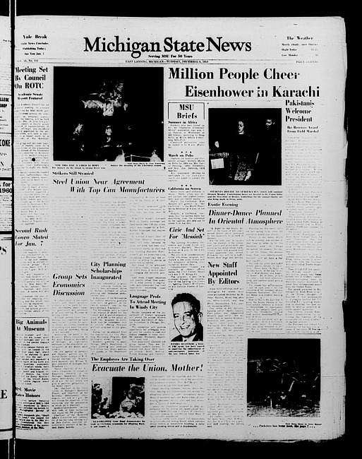 Michigan State news. (1959 December 8)