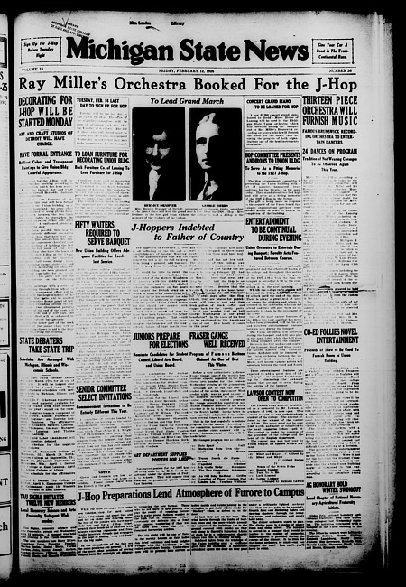 Michigan State news. (1926 February 12)