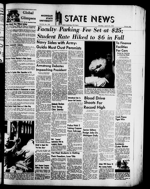 State news. (1962 April 23)