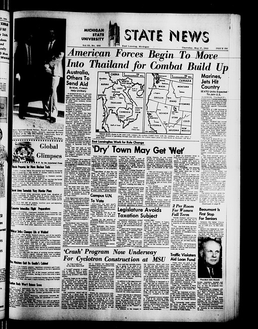 State news. (1962 May 17)