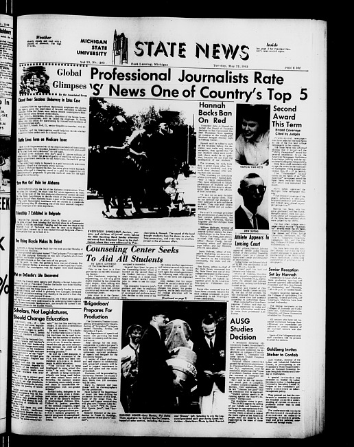 State news. (1962 May 22)