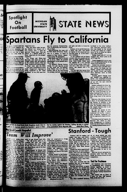 State news. (1962 September 27), Supplement