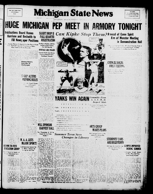 Michigan State news. (1932 September 29)