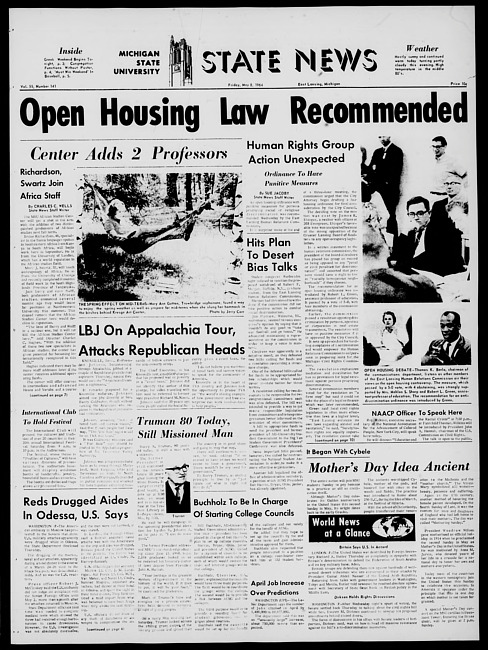 State news. (1964 May 8)