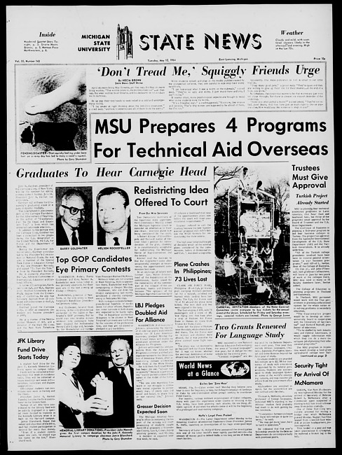 State news. (1964 May 12)